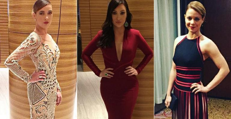 Adriana Birolli, Josie Pessoa e Leandra Leal prestigiam o tapete vermelho do Emmy Internacional - Reprodução / Instagram