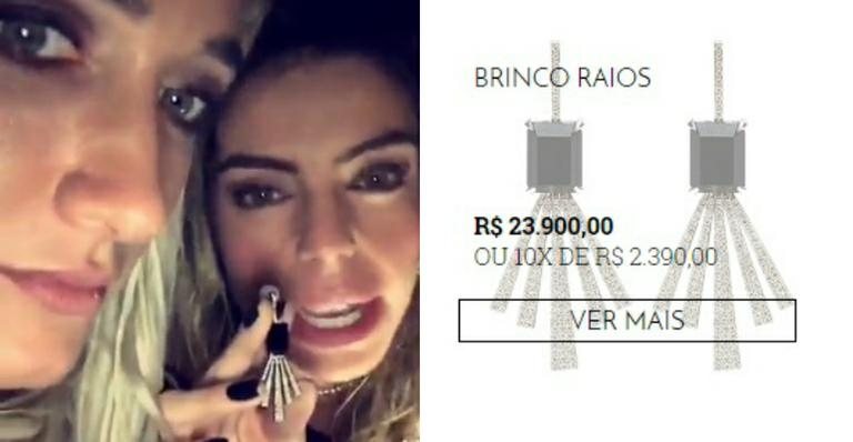 Daniella Cicarelli perde brinco de R$ 24 mil - Instagram/Reprodução