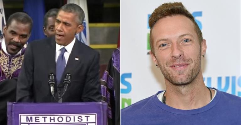 Barack Obama participará de novo disco do Coldplay - YouTube/Reprodução e Getty Images