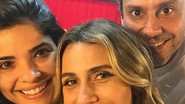 Giovanna Antonelli faz selfie com Vanessa Giácomo e Alexandre Nero - Instagram/Reprodução