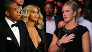 Holly Holm, lutadora que venceu Ronda Rousey, fala que pagou mico quando conheceu Jay Z e Beyoncé - Getty Images