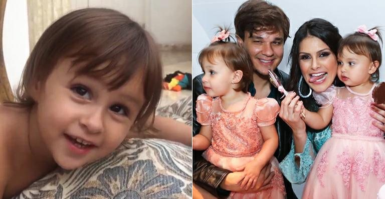 Natália Guimarães e Leandro com as gêmeas Maya e Kiara - Instagram/Reprodução e Manuela Scarpa /