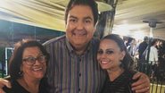 Viviane Araújo com Dona Neusa e Fausto Silva - Instagram/Reprodução