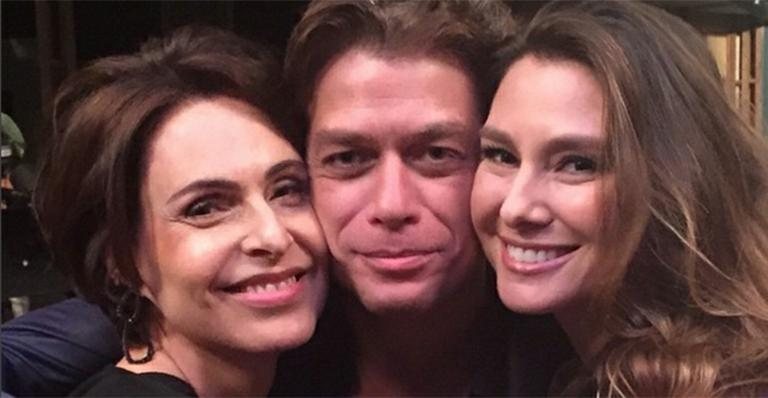 Fábio Assunção, Sílvia Pfeifer e Lavínia Vlasak se reúnem - Reprodução Instagram