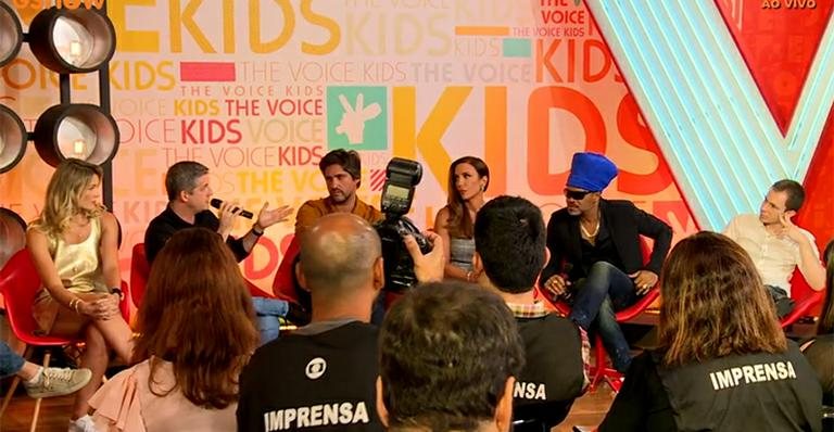 Coletiva do 'The Voice Kids' - Reprodução TV Globo