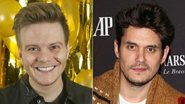 Michel Teló revela sonho de cantar ao lado de John Mayer - Globo/Renato Rocha Miranda; Getty Images