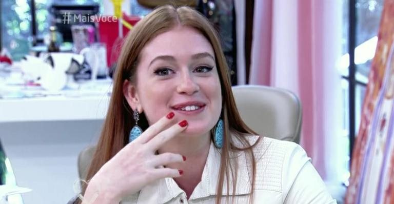 Marina Ruy Barbosa participa do Mais Você - TV Globo/Reprodução