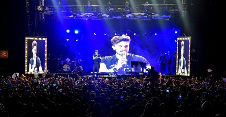 Luan Santana em show - Pablo Amora Assessoria de Imprensa