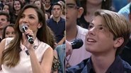 Patrícia Poeta e o filho - Reprodução TV Globo