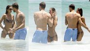 Izabel Goulart curte praia com Kevin Trapp no Rio - Gil Rodrigues/BrazilNews