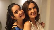 Laura Bernardes Bonemer com a mãe - Reprodução