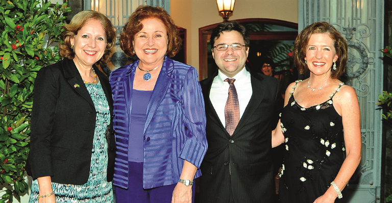 Liliana Ayalde, Maria Estela Correa e Ricardo e Christina Zuniga. - JOÃO PASSOS/BRASIL FOTOPRESS