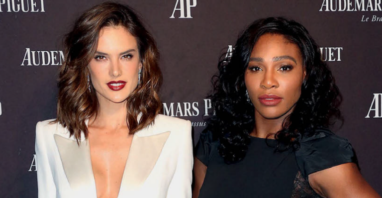 Charme da top Alessandra Ambrosio e da tenista Serena Williams em noite vip, em Beverly Hills. - Getty Images