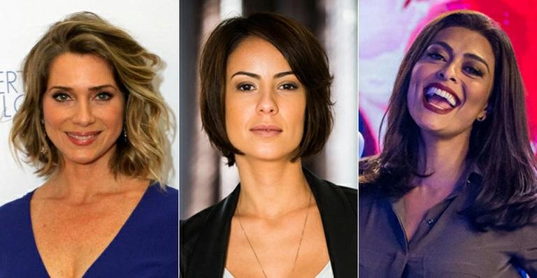 Letícia Spiller, Andreia Horta e Juliana Paes - PhotoRioNews; Divulgação/Globo