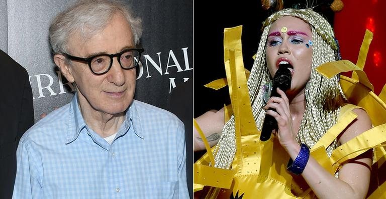 Woody Allen e Miley Cyrus - Getty Images