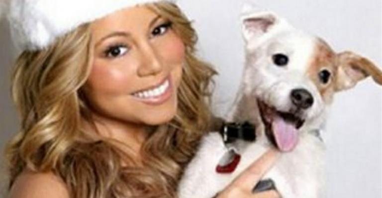 Mariah Carey posa com cachorro de estimação - Instagram/Reprodução