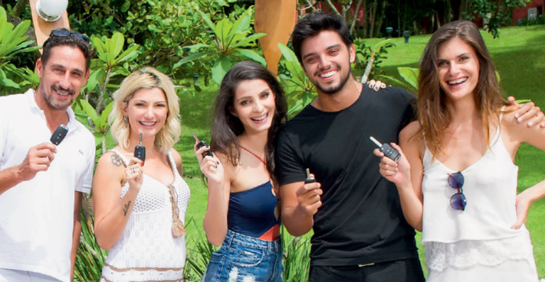 Os finalistas: Tuca, Antonia Fontenelle, Giselle Batista, Rodrigo Simas e Carol Francischini - CÉSAR ALVES, MICA GURMINDO E ROGÉRIO PALLATTA