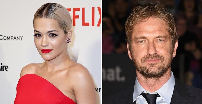 Rita Ora e Gerard Butler - Getty Images