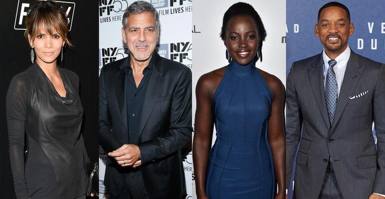 Halle Berry, George Clooney, Lupita N'yong e Will Smith - Getty Images