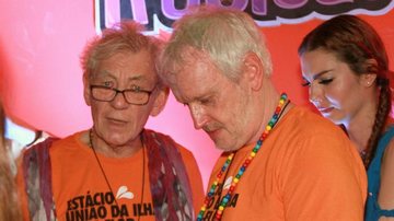 Ian McKellen, astro de X-Men, curte Carnaval no Rio de Janeiro - Graça Paes/BrazilNews