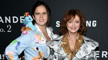 Filho de Susan Sarandon usa roupa excêntrica na première de Zoolander 2 - Getty Images