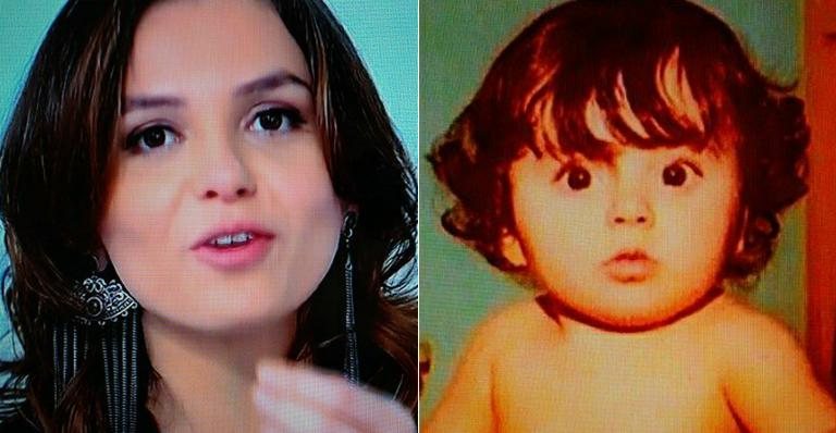 Mônica Iozzi mostra foto rara de sua infância - TV Globo/Reprodução