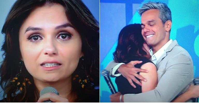 Mônica Iozzi se emociona em despedida do Vídeo Show - TV Globo/Reprodução