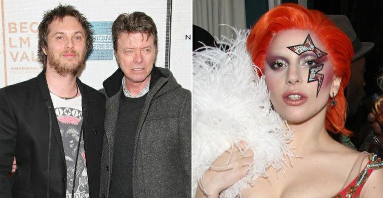 Duncan Jones, David Bowie e Lady Gaga - Getty Images