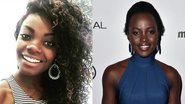 Nayara Justino e Lupita Nyong'o - Reprodução/ Getty Images