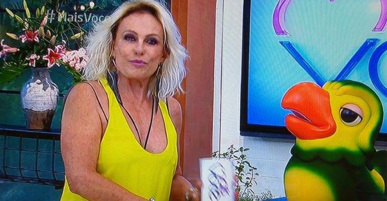 Ana Maria Braga volta ao ar no Mais Você - TV Globo/Reprodução