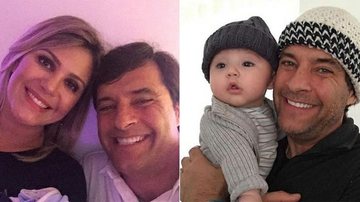 Flávia Freire mostra o filho, Matheus, no colo do papai, Miguel Roquette - Instagram/Reprodução