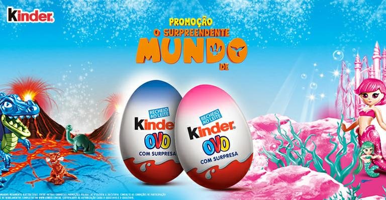 Promoção Kinder Ovo - Divulgação