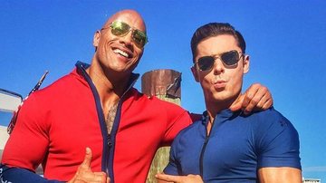 Zac Efron e Dwayne Johnson - Reprodução / Instagram