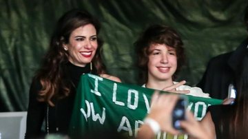 Luciana Gimenez leva o filho, Lucas, ao show do pai, Mick Jagger - Manuela Scarpa / Brazil News