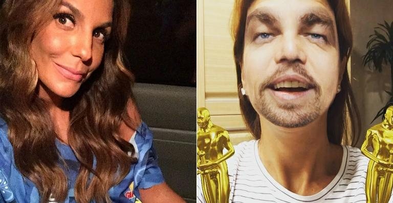 Ivete Sangalo se transforma em Leonardo DiCaprio em vídeo - Instagram/Reprodução