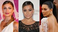 Grazi Massafera, Sabrina Sato e Kim Kardashian - Getty Images/ Reprodução/ Globo