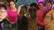 Michel Teló e Thais Fersoza; Ina Freitas e Jorge, Thais Pacholek e Belutti - Instagram/Reprodução