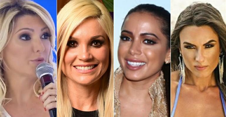 Antônia Fontenelle critica Flávia Alessandra, Anitta e Nicole Bahls na TV - Montagem CARAS