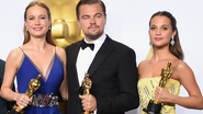 Brie Larson, Leonardo DiCaprio e Alicia Vikander - Getty Images