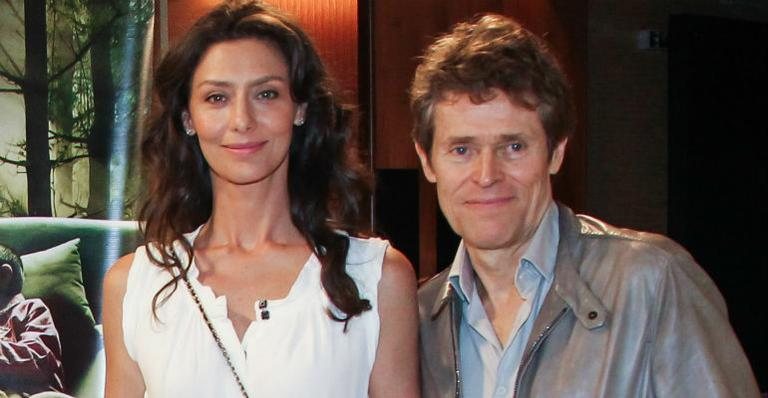 Willem Dafoe e Maria Fernanda Cândido no lançamento de Amigo Hindu, SP. - Manuela Scarpa/Brazil News