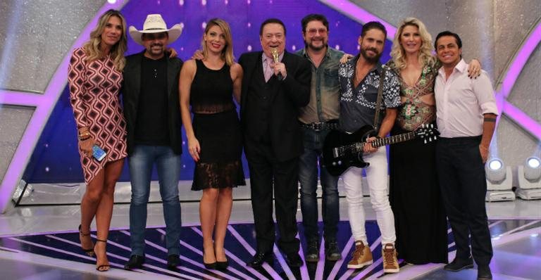 Edson e Hudson participam do Programa Raul Gil - SBT/Divulgação