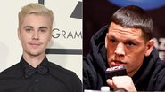 Justin Bieber e Nate Diaz - Getty Images