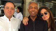 Gilberto Gil deixa hospital em São Paulo acompanhado da mulher - Instagram/Reprodução