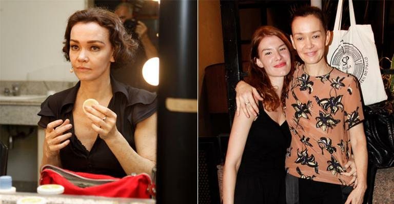 Júlia Lemmertz recebe a filha Luiza no teatro - Marcos Ribas/ Brazil News