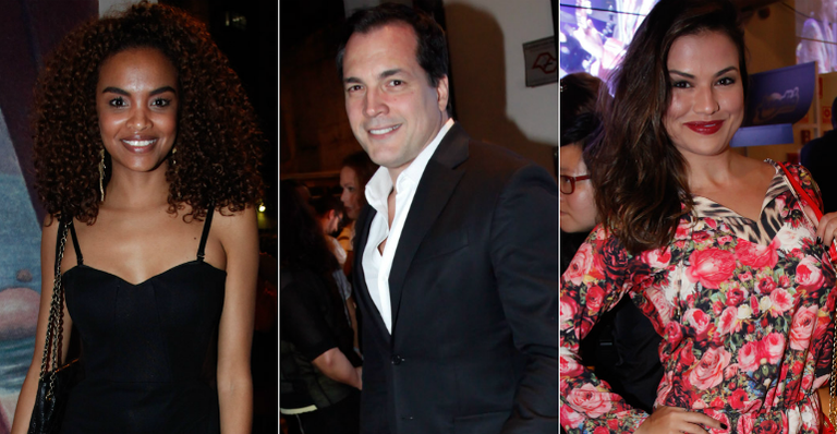 Lucy Ramos, Daniel Boaventura e Larissa Dia - Marcos Ribas/Brazil News