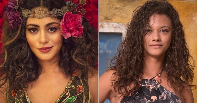 Iolanda (Carol Castro) e Leonor (Marina Nery) - Reprodução/Instagram/Divulgação TV Globo