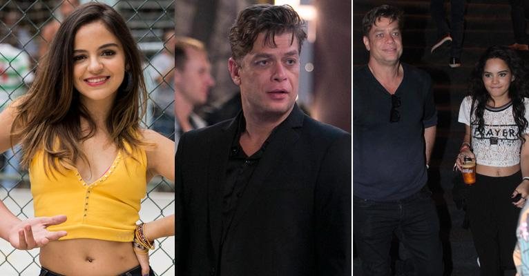 Fábio Assunção, de 44 anos, atualmente namora a atriz Pally Siqueira, de 23 anos. Em 2015, ele teve um breve romance com Carol Macedo, de 22 anos - TV Globo/Photo Rio News