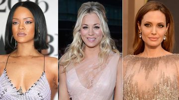 Rihanna, Kaley Cuoco e Angelina Jolie - Getty Images