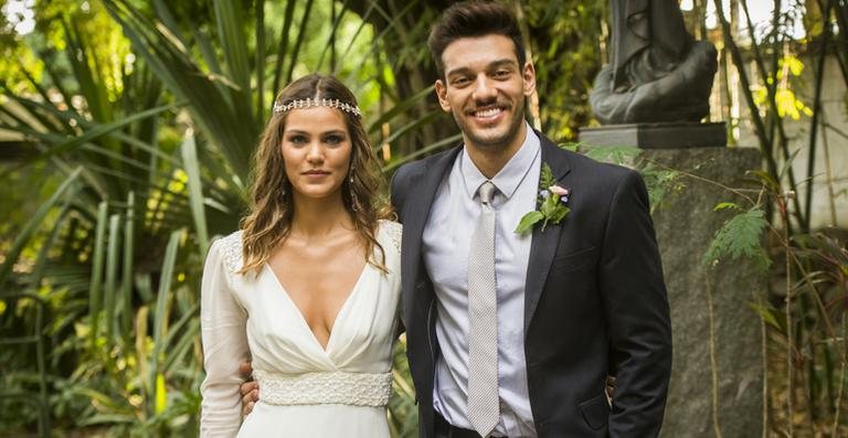 Casamento dos personagens de Pamela Tomé e Lucas Lucco na novela 'Malhação' - Globo / João Miguel Júnior