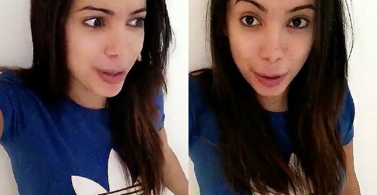 Anitta no Snapchat - Reprodução